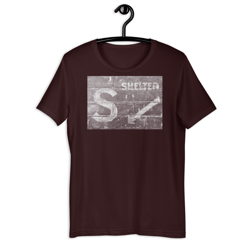 London Shelter T-shirt Oxblood Black / S Shirts & Tops Jolly & Goode