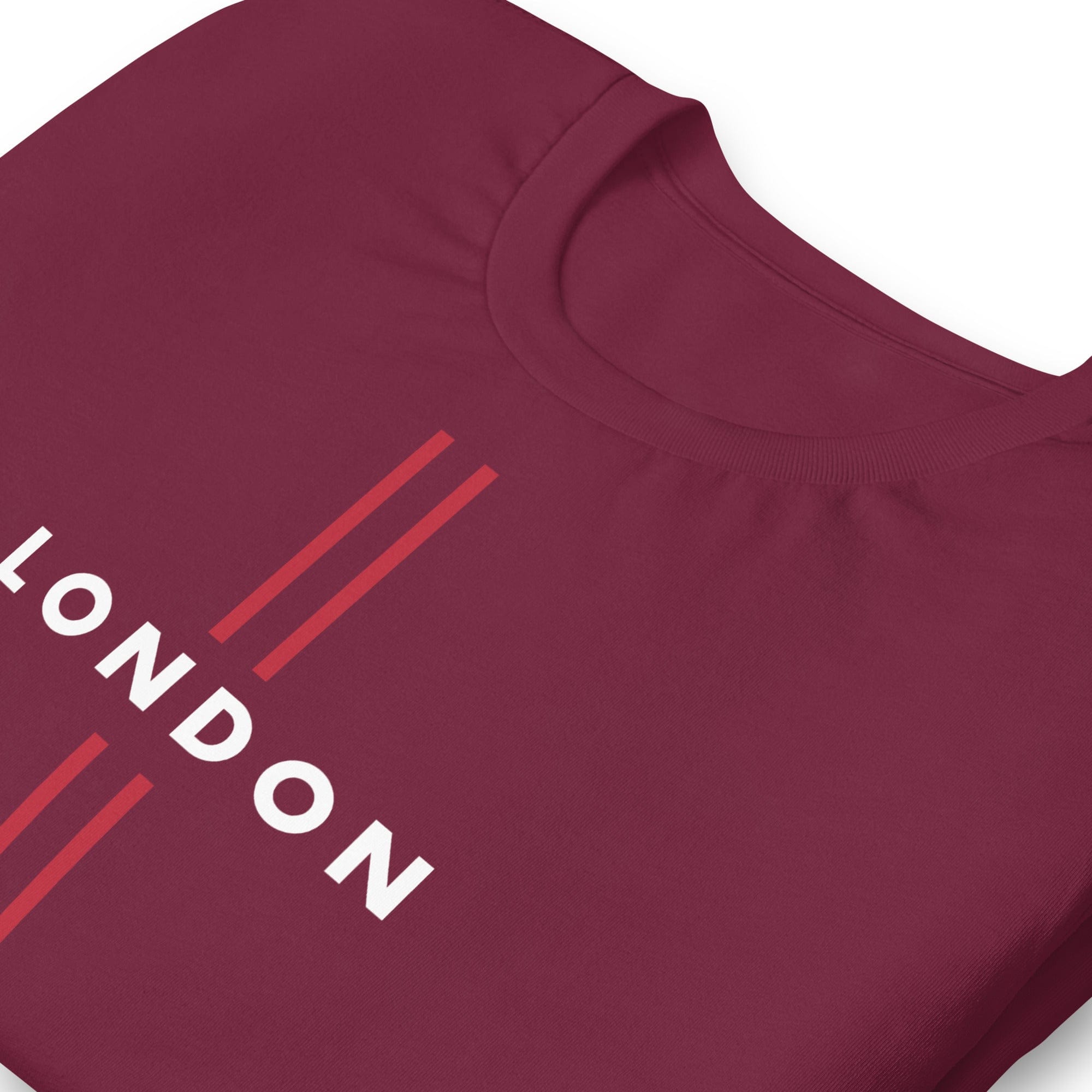 London Tee | Double Red Stripe.