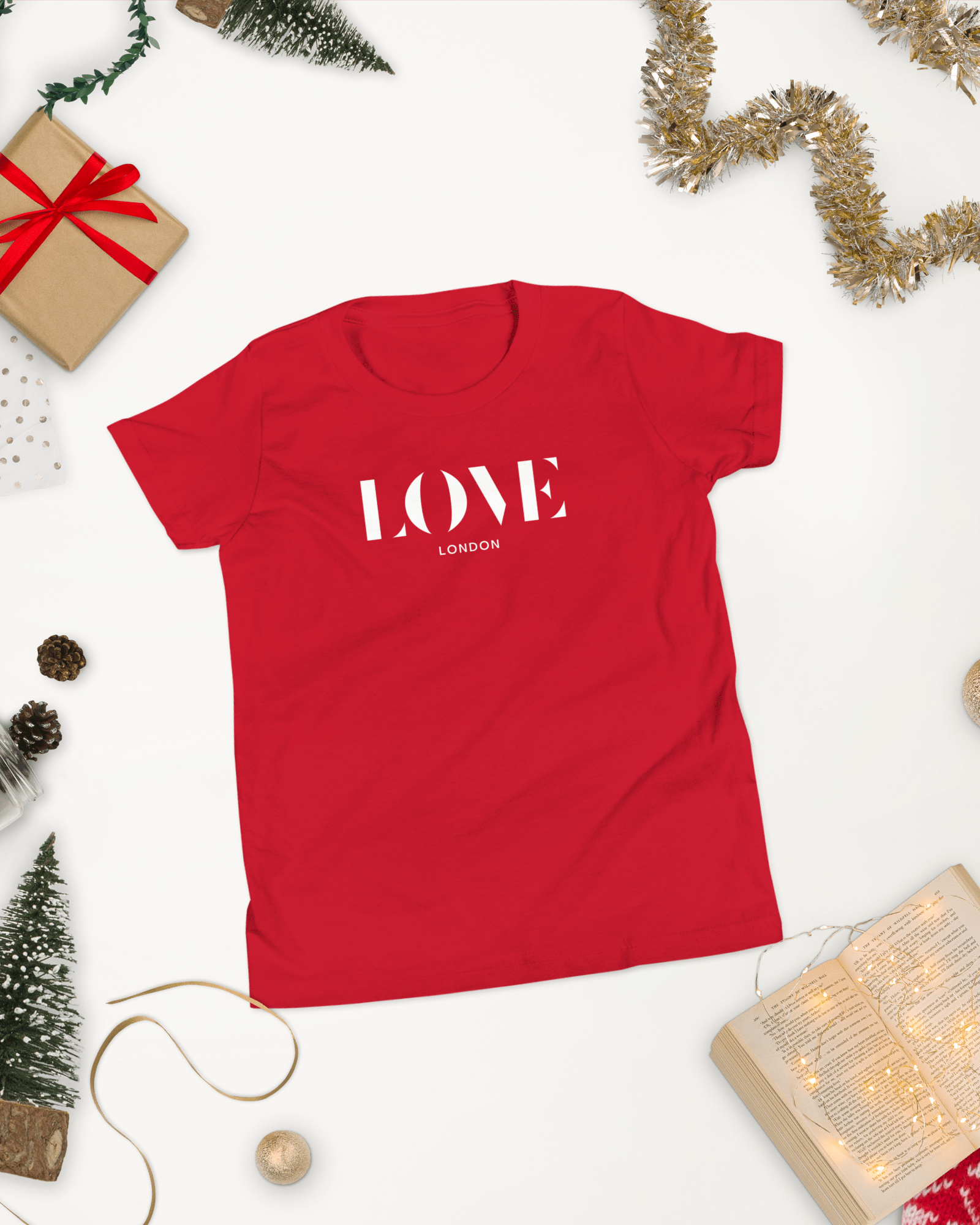 Love London | Youth T-shirt Red / S kids t-shirts Jolly & Goode