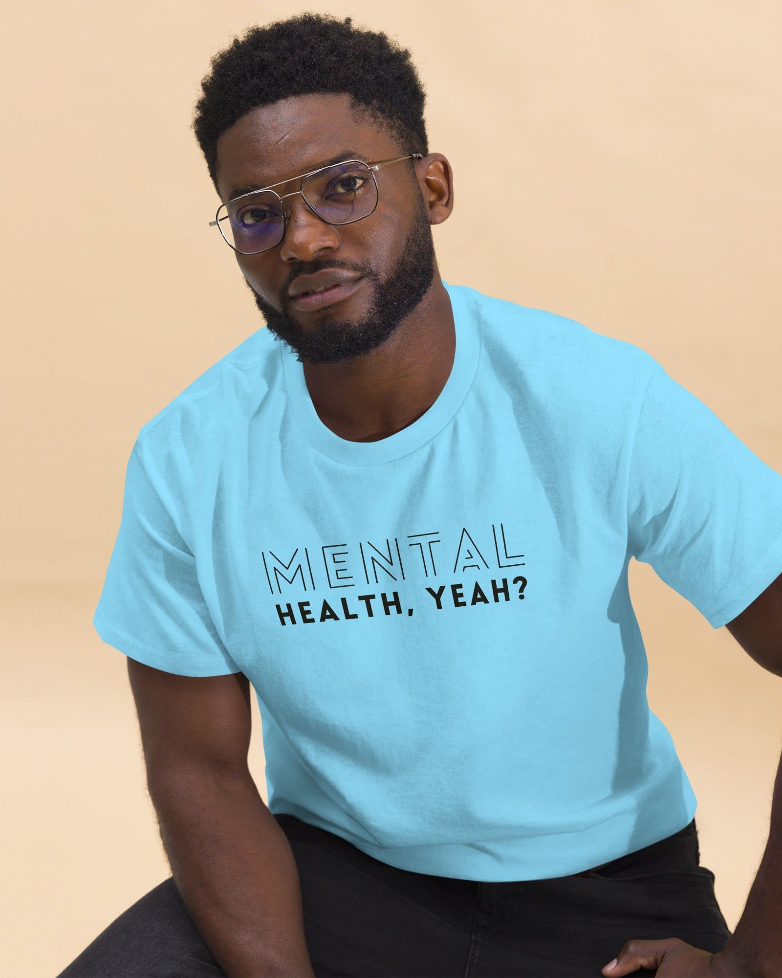 Mental Health, Yeah? Men's Heavyweight Tshirt Men's Shirts Jolly & Goode