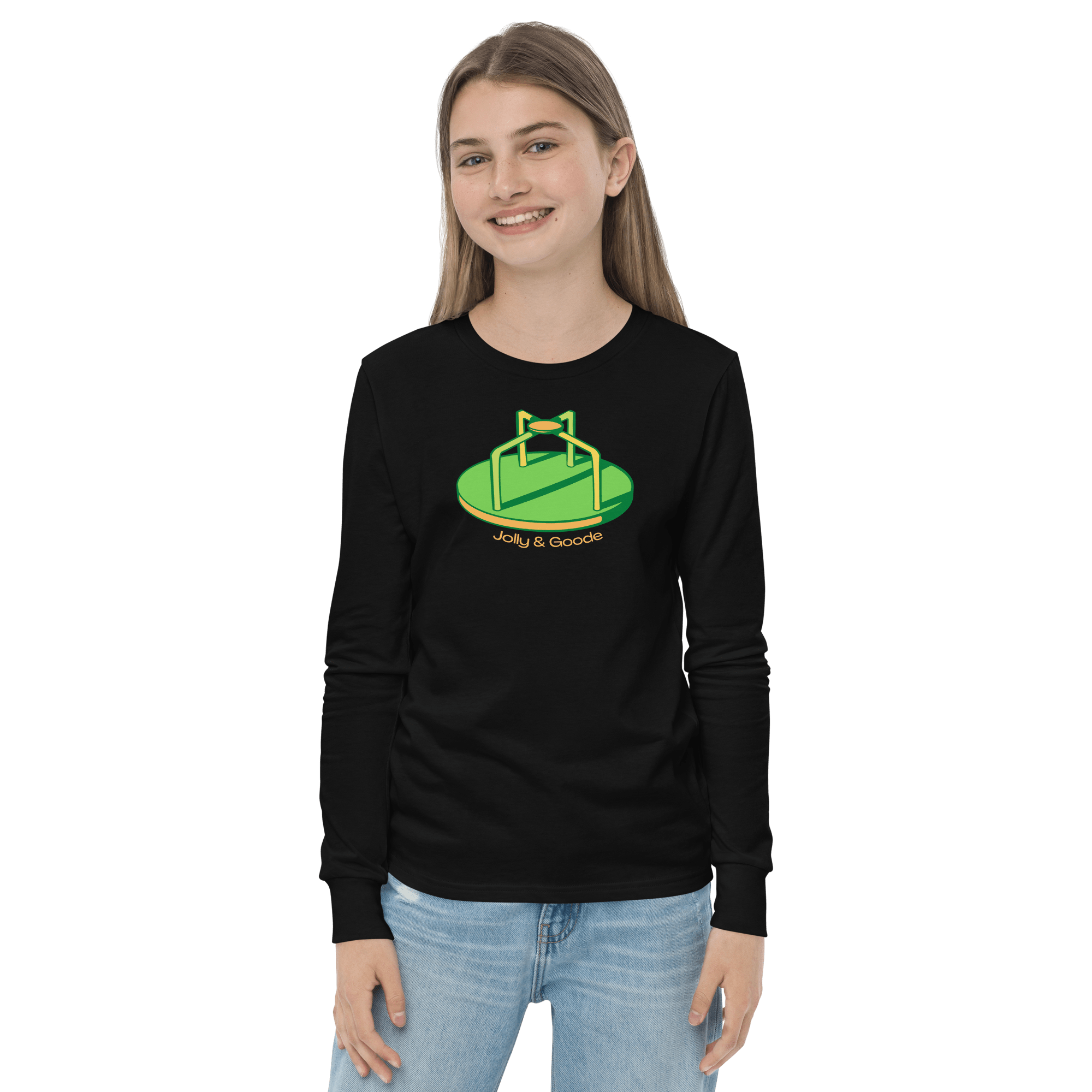 Merry Go Round Youth Long Sleeve Shirts & Tops Jolly & Goode