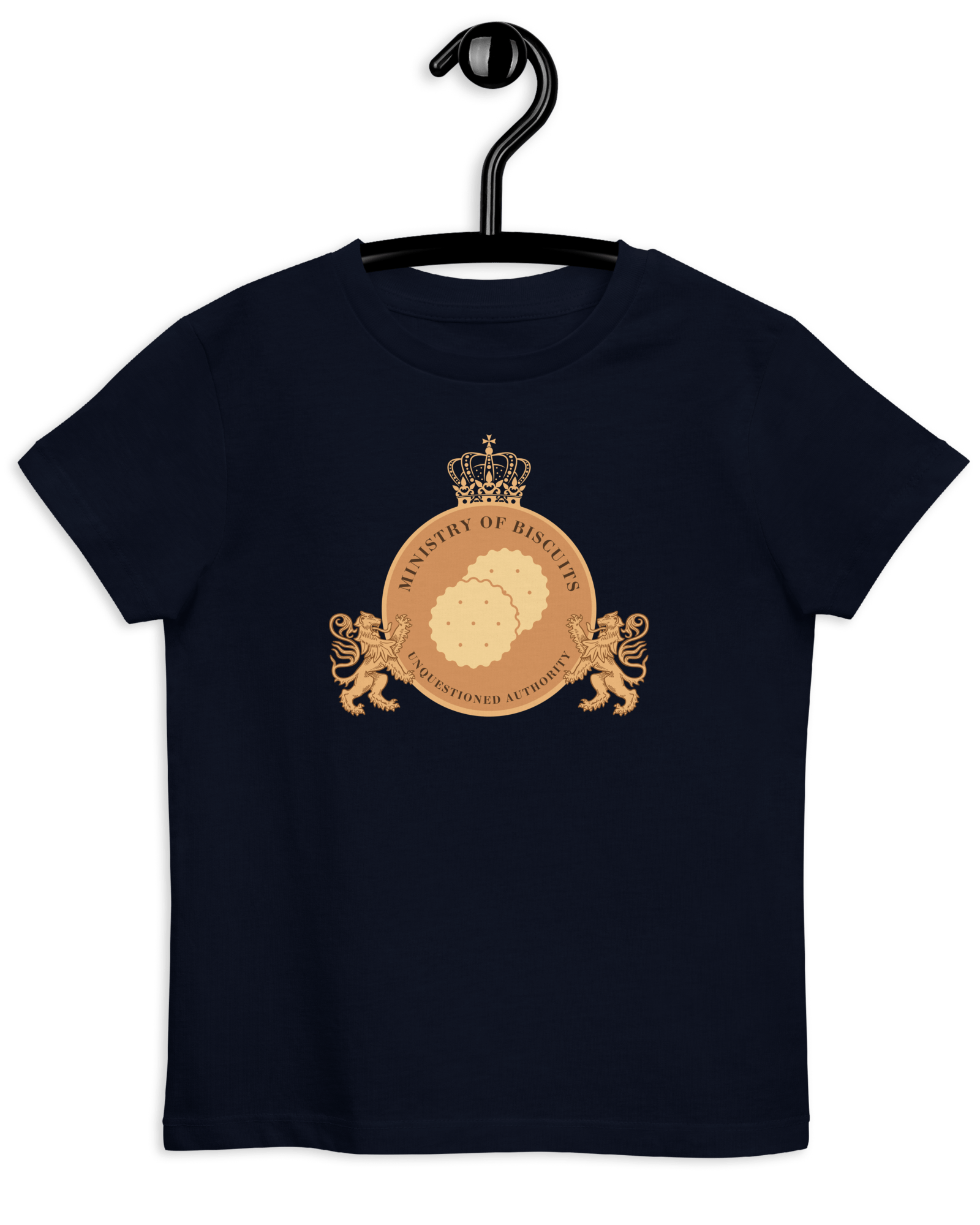 Ministry of Biscuits | Organic Kids T-shirt French Navy / 3-4 Shirts & Tops Jolly & Goode