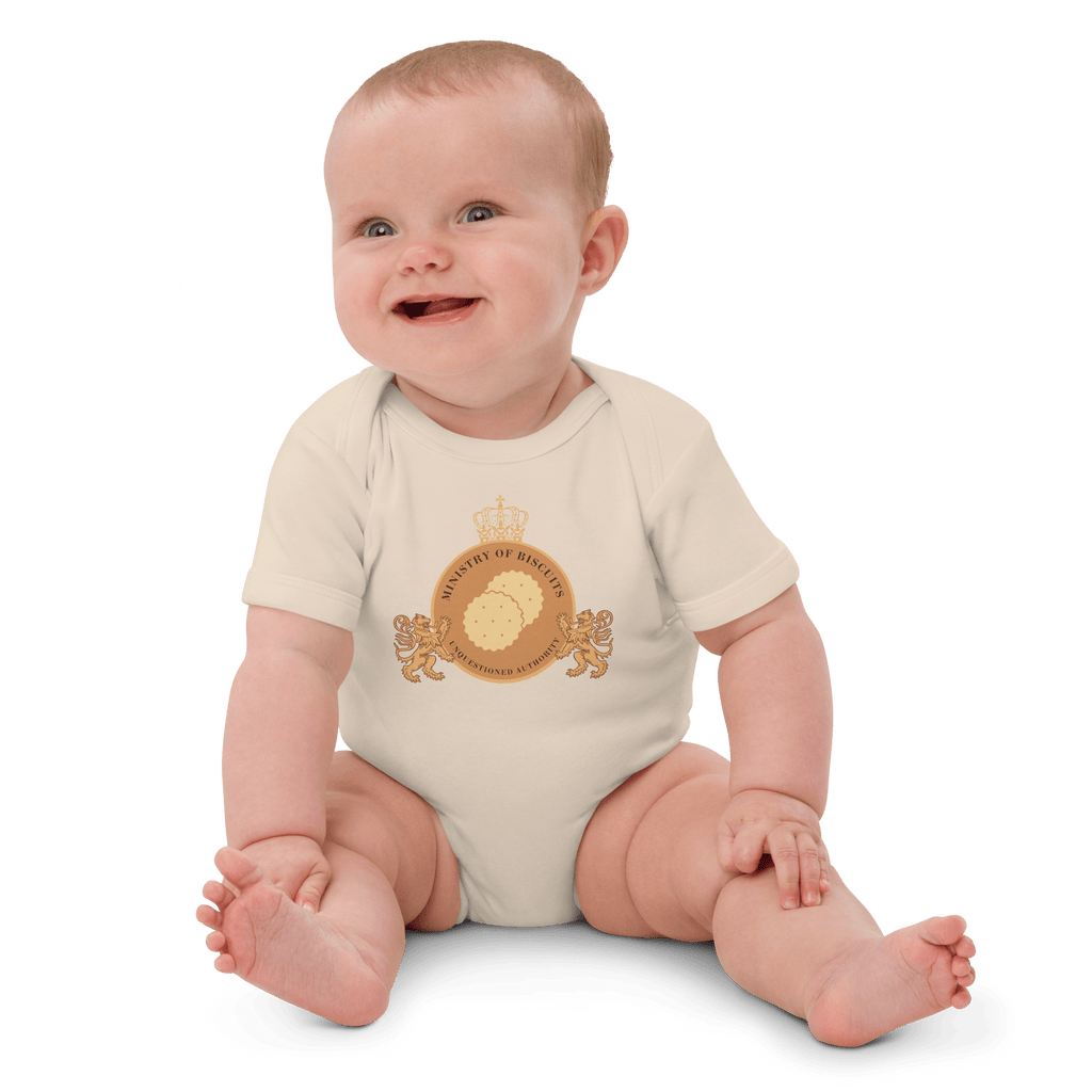 Ministry of Biscuits Organic Onesie Natural / 3-6m Baby One-Pieces Jolly & Goode