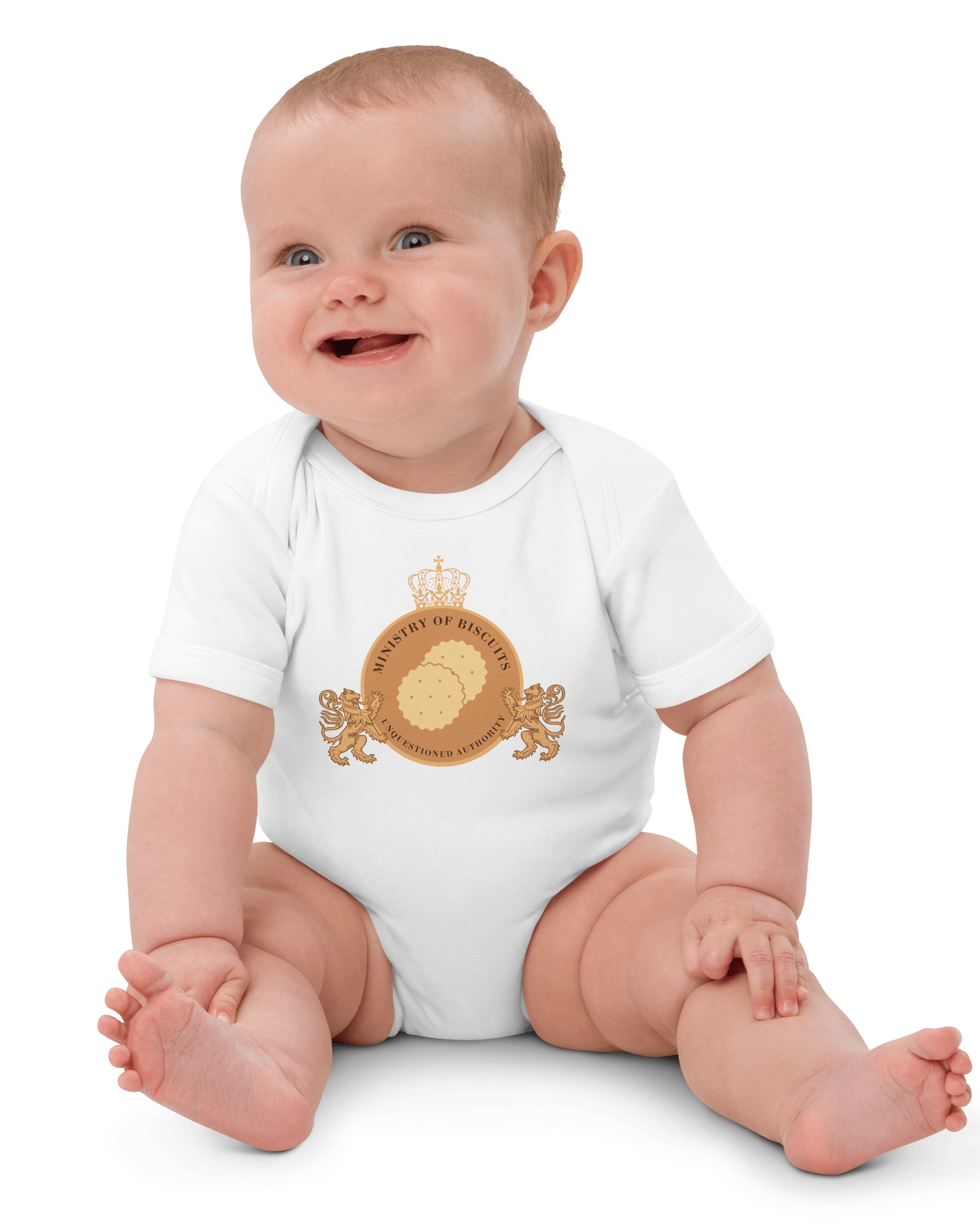 Ministry of Biscuits Organic Onesie White / 3-6m Baby One-Pieces Jolly & Goode