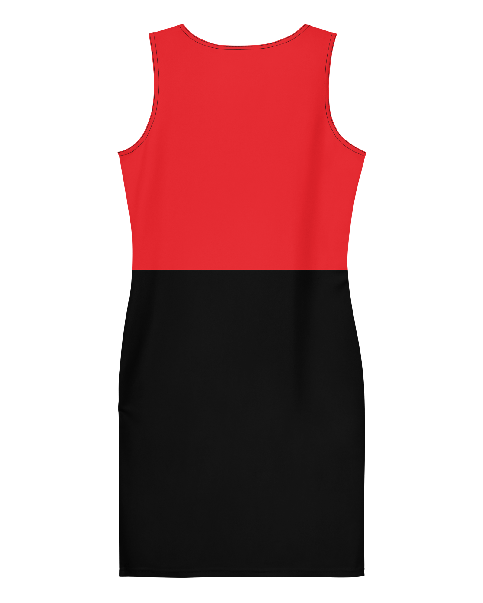 New Bond Street Fitted Dress | Red & Black Fitted Dress Jolly & Goode