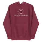 North London Unisex Hoodie Maroon / S Jolly & Goode