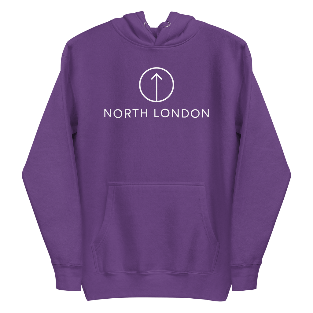 North London Unisex Hoodie Purple / S Jolly & Goode