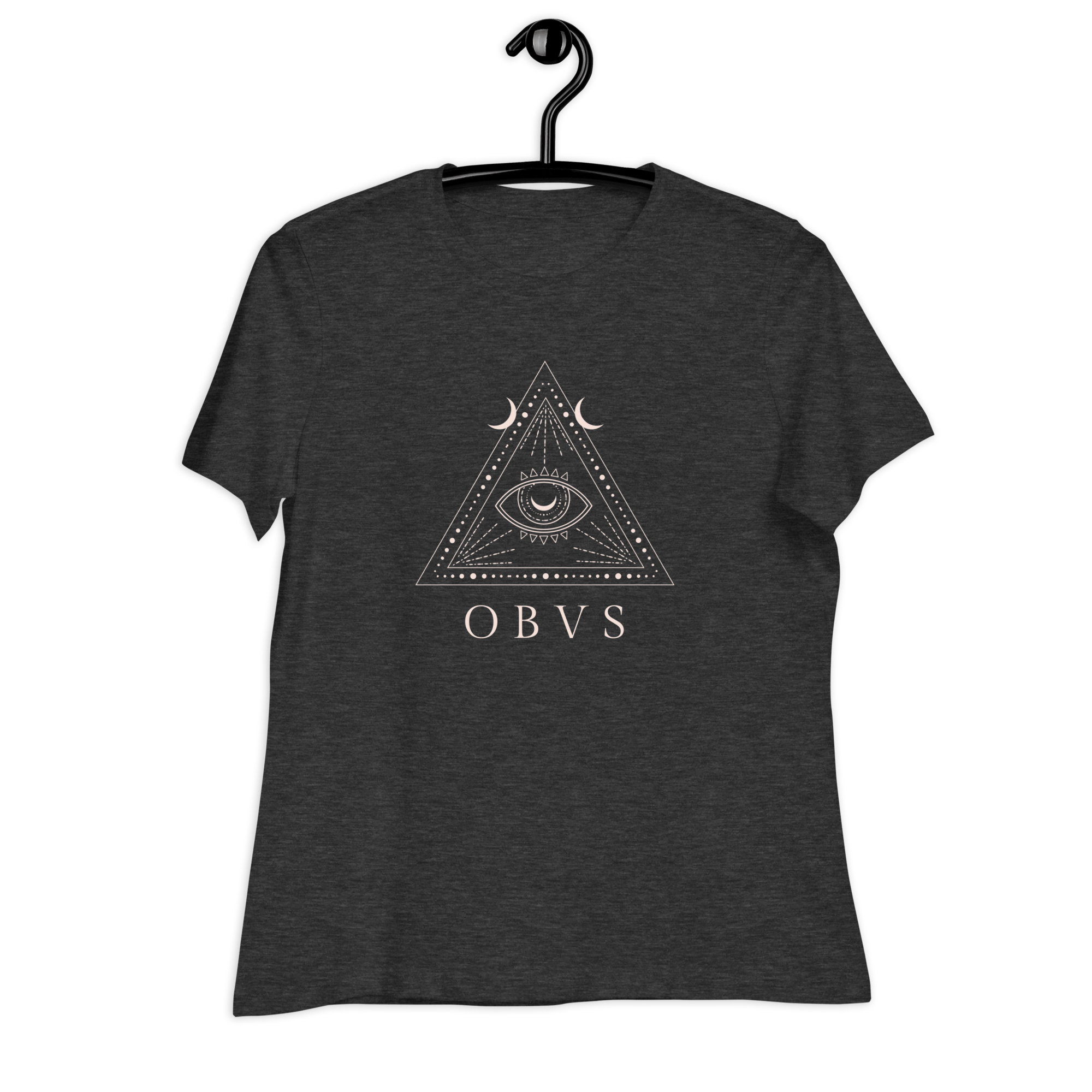 Obvs Women's Relaxed T-Shirt Obviously Dark Grey Heather / S Shirts & Tops Jolly & Goode