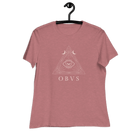 Obvs Women's Relaxed T-Shirt Obviously Heather Mauve / S Shirts & Tops Jolly & Goode