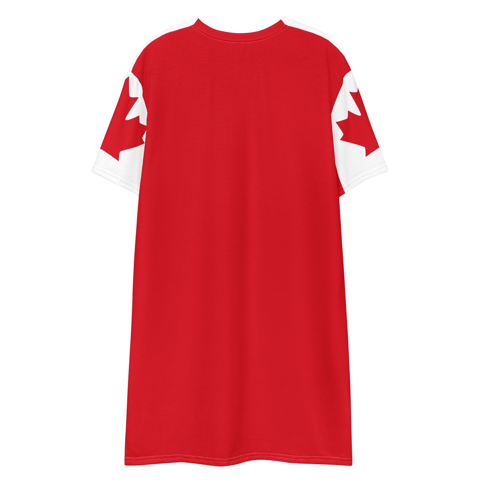 Oh Canada T-shirt Dress | Canadian Flag Dress | Canadian Flag Sleeves.