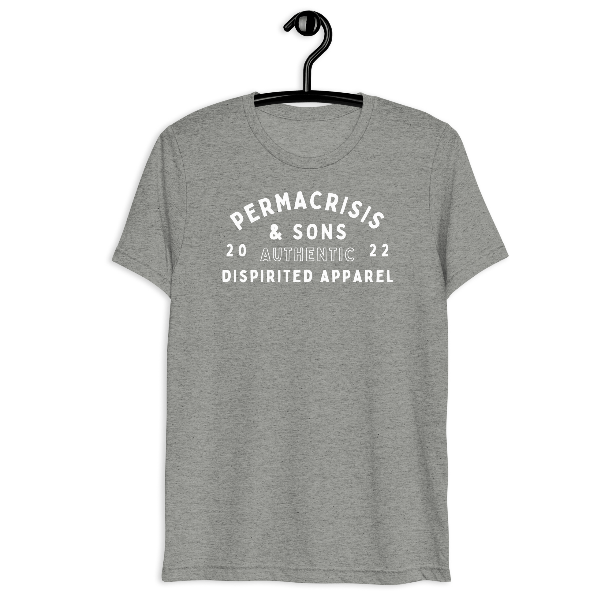 Permacrisis & Sons Triblend T-shirt Athletic Grey Triblend / XS Jolly & Goode