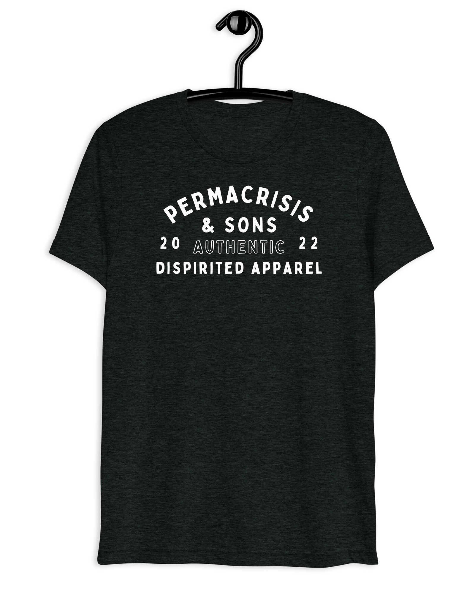Permacrisis & Sons Triblend T-shirt Charcoal-Black Triblend / XS Jolly & Goode