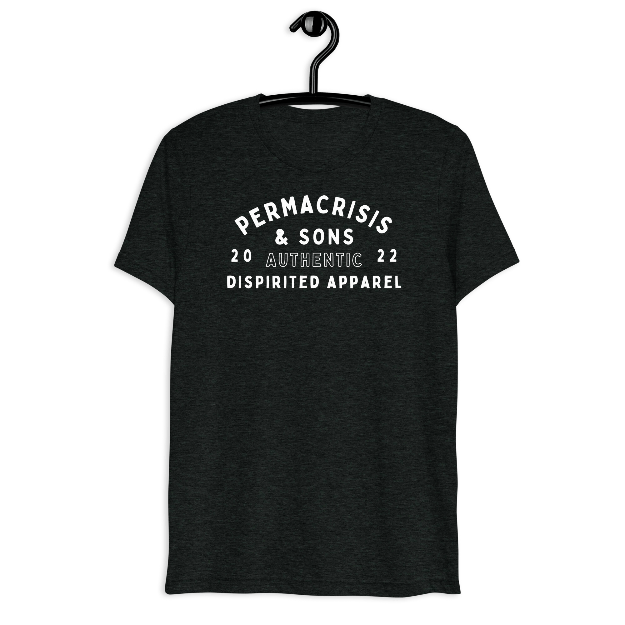 Permacrisis & Sons Triblend T-shirt Charcoal-Black Triblend / XS Jolly & Goode