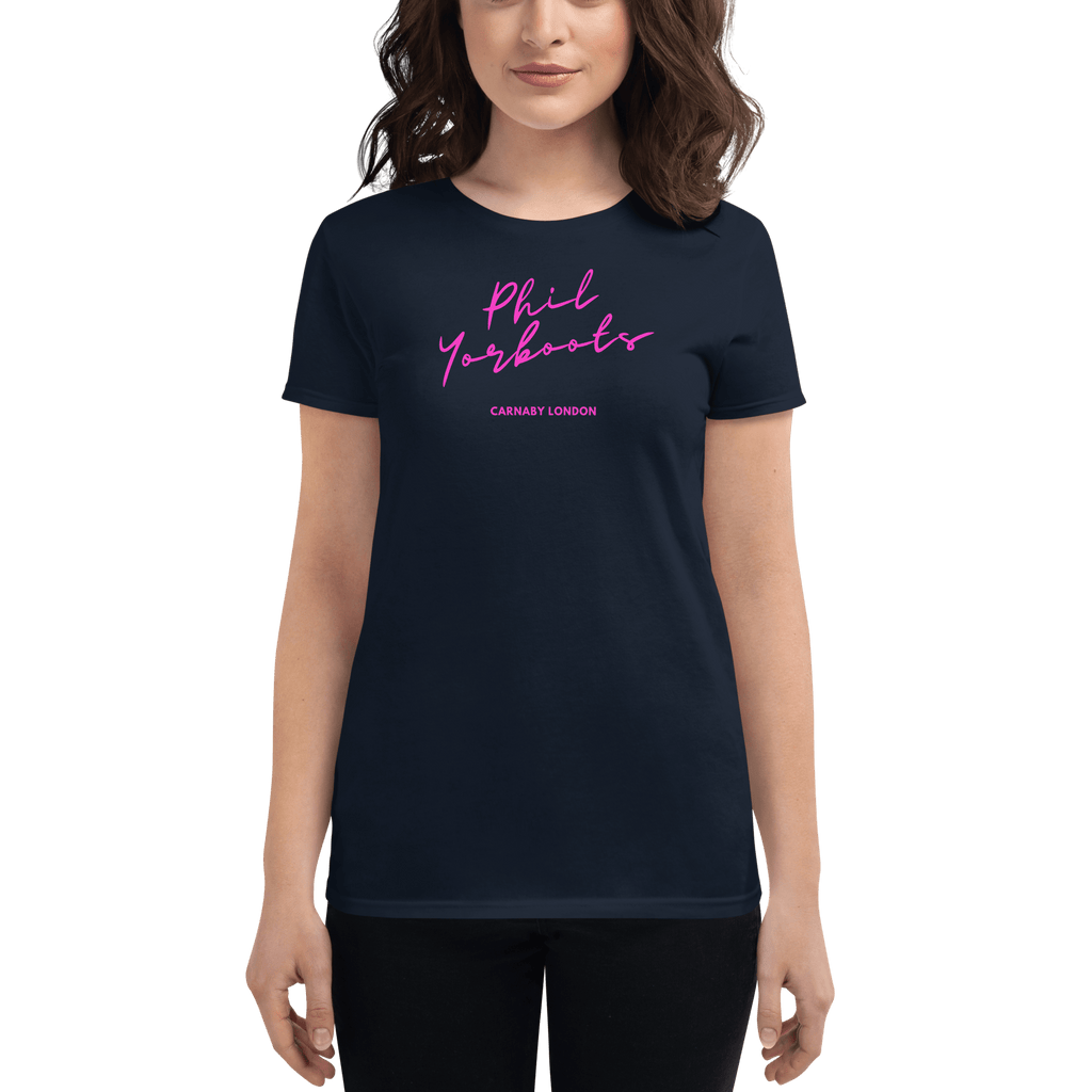 Phil Yorboots Women's T-shirt Navy / S Jolly & Goode