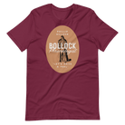 Phillip Hillock Bollock Phrenologist T-shirt Maroon / S Jolly & Goode