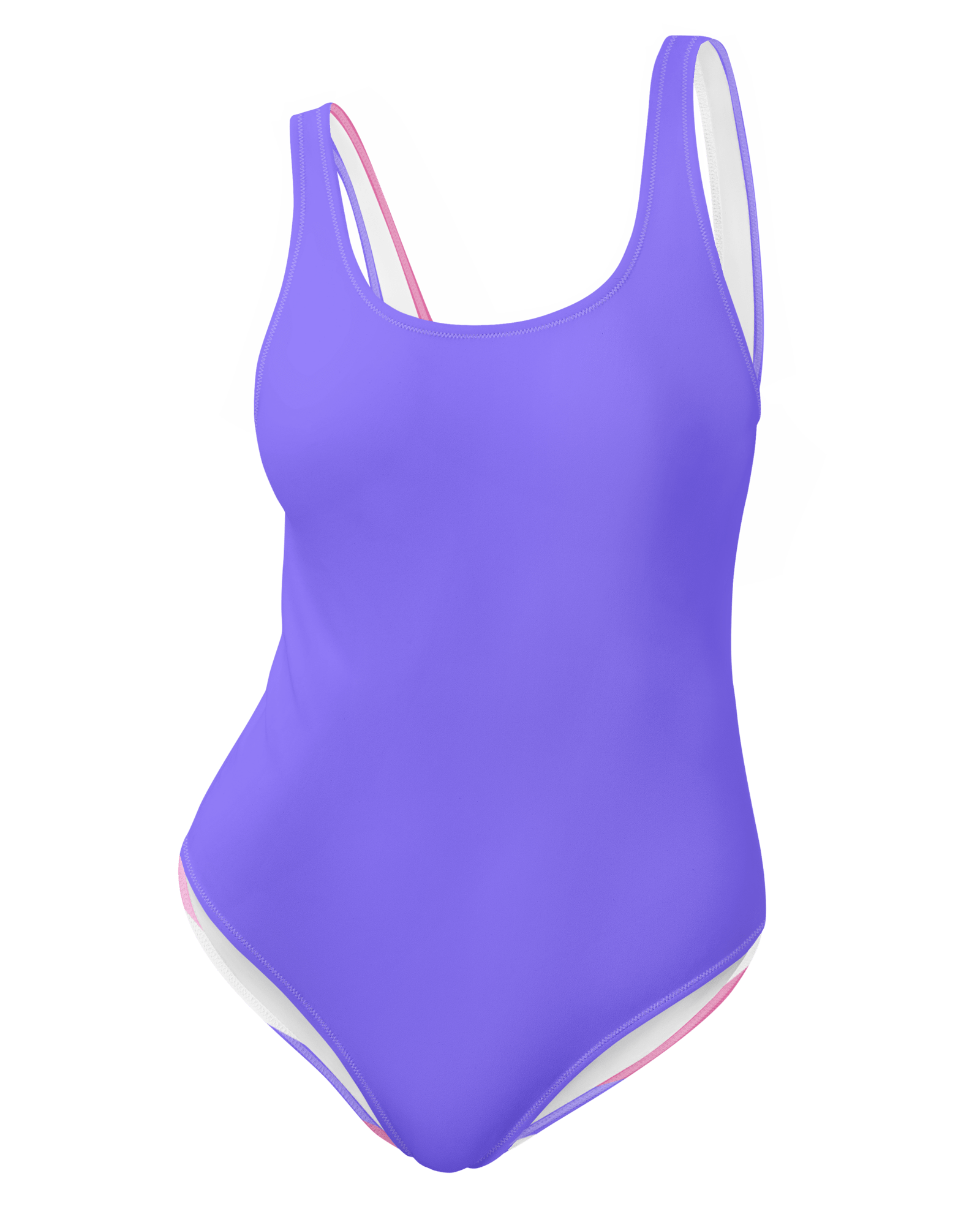 Pink & Purple Stripe One-Piece Swimsuit Jolly & Goode