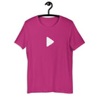 Press Play T-shirt | Brighton & Hove Berry / S Shirts & Tops Jolly & Goode