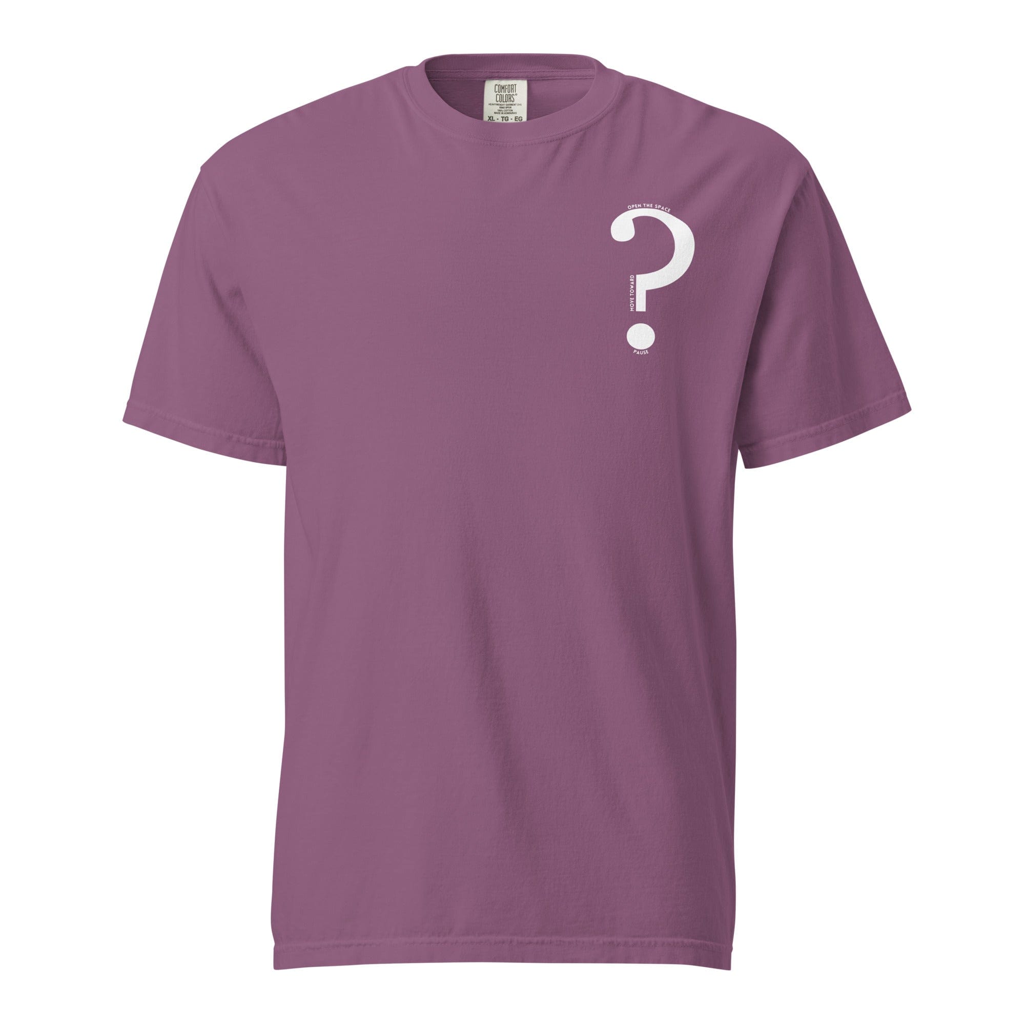 Question Mark: Pause, Move Toward, Open the Space | T-shirt Berry / S Shirts & Tops Jolly & Goode