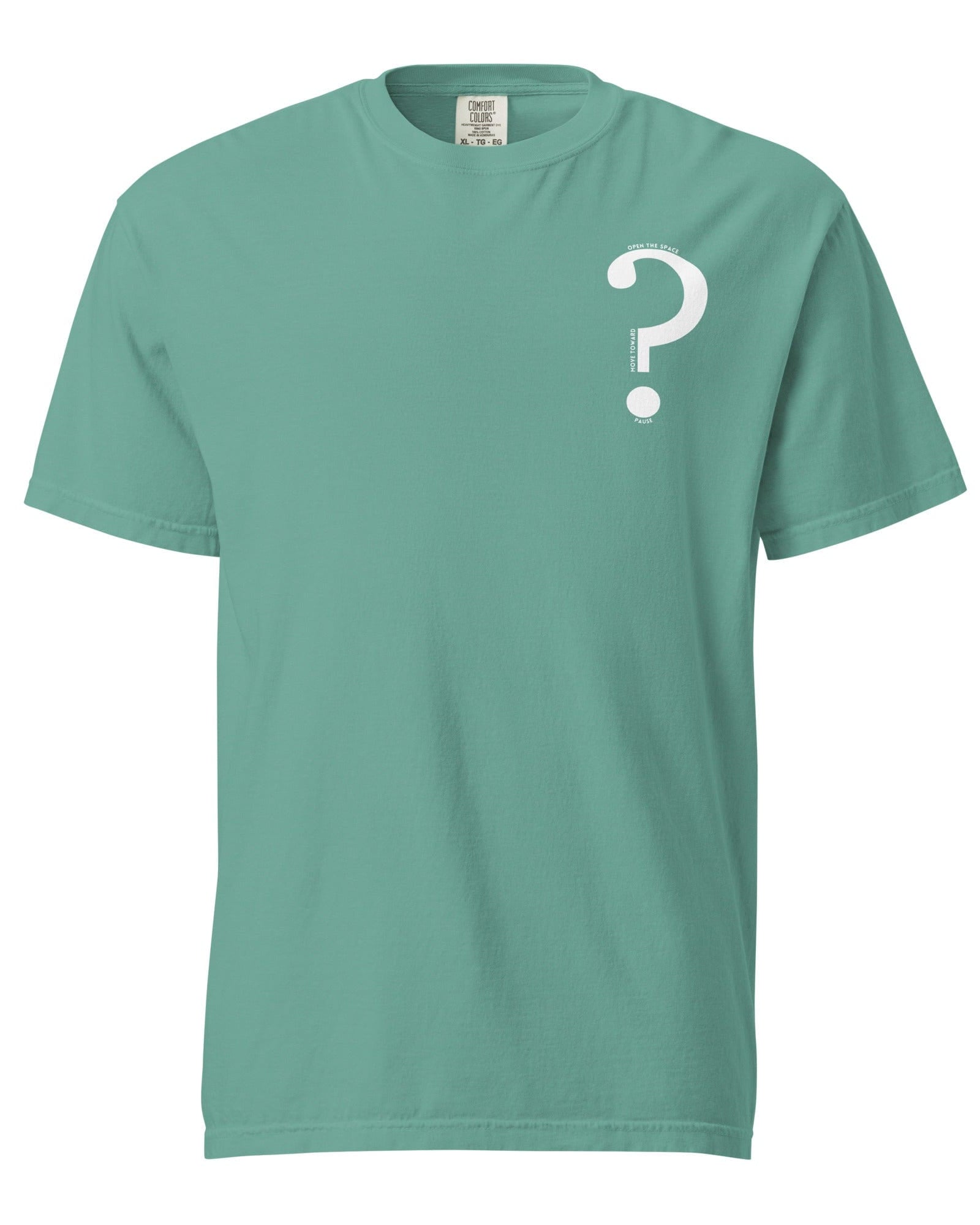 Question Mark: Pause, Move Toward, Open the Space | T-shirt Seafoam / S Shirts & Tops Jolly & Goode