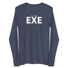 River Exe Long-Sleeve Shirt | Exeter Shop Heather Navy / XS long sleeve shirts Jolly & Goode