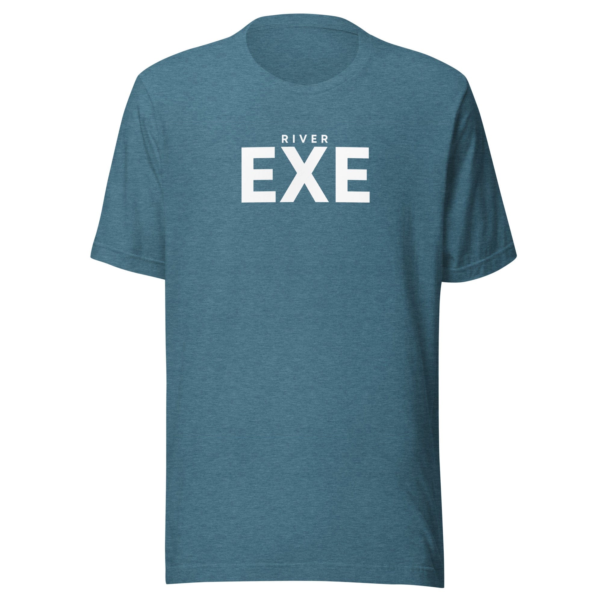 River Exe T-shirt | Unisex | Exeter Shop Heather Deep Teal / S Shirts & Tops Jolly & Goode
