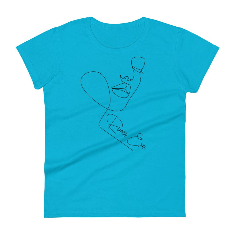 River Exe Women's Short-Sleeve T-shirt | Exeter Gift Shop Caribbean Blue / S Women's Shirts Jolly & Goode