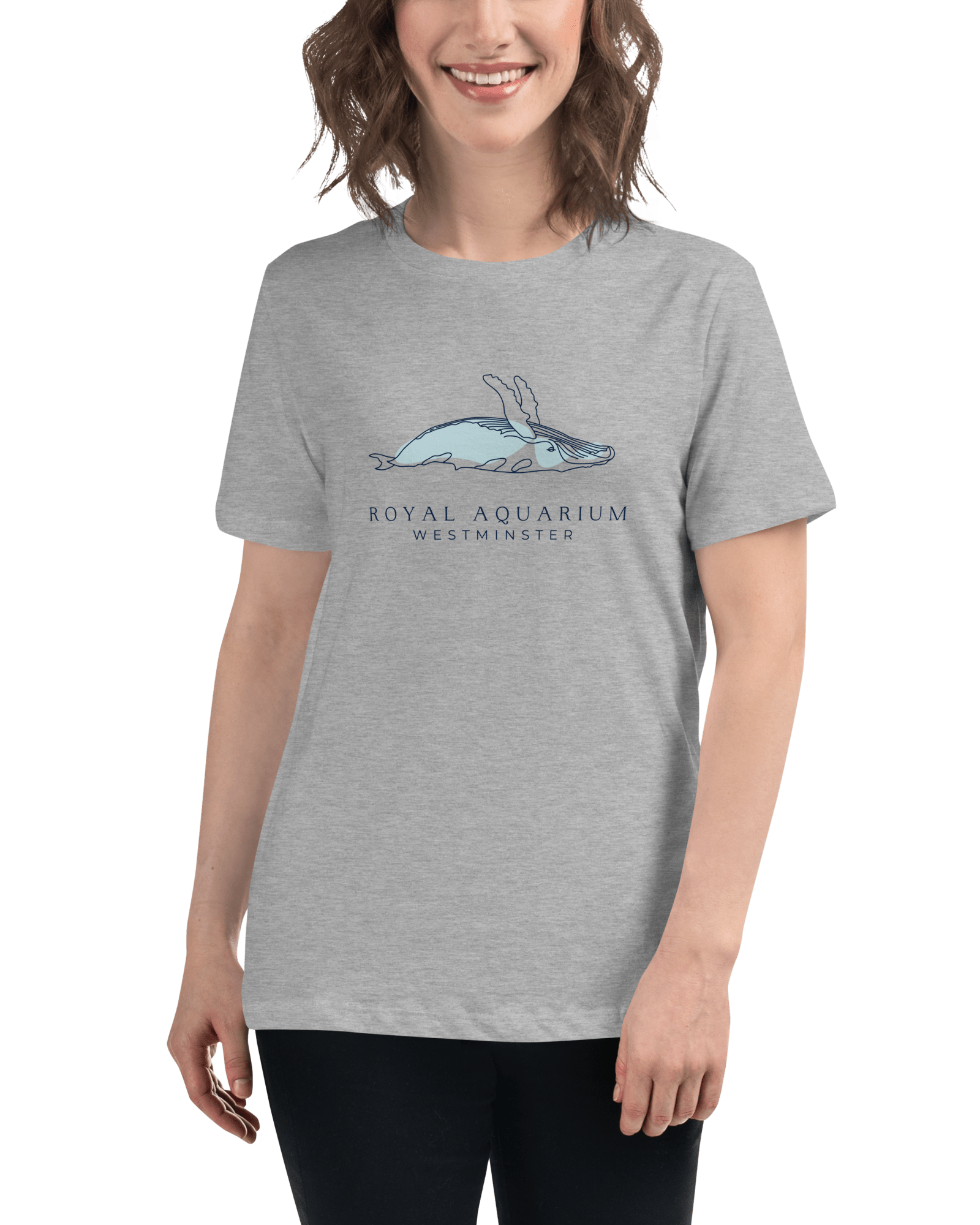 Royal Aquarium Women's Relaxed T-Shirt Athletic Heather / S Shirts & Tops Jolly & Goode