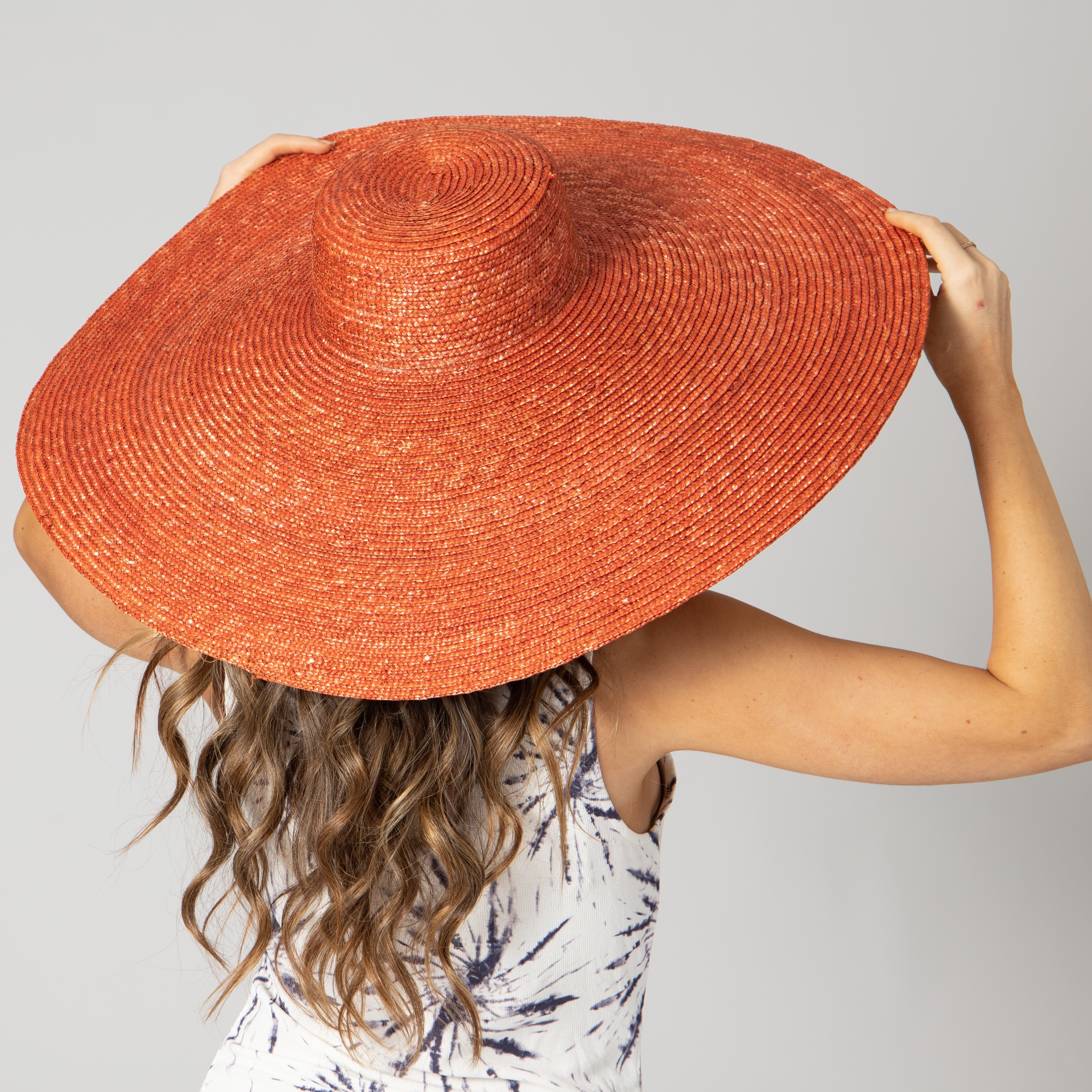 San Diego Hat Company Sun Brim Hats On Holiday - Oversized Wide Brim Sun Hat Cheeky British Style