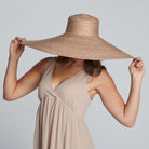 Sun Brim Hats On Holiday - Oversized Wide Brim Sun Hat Cheeky British Style