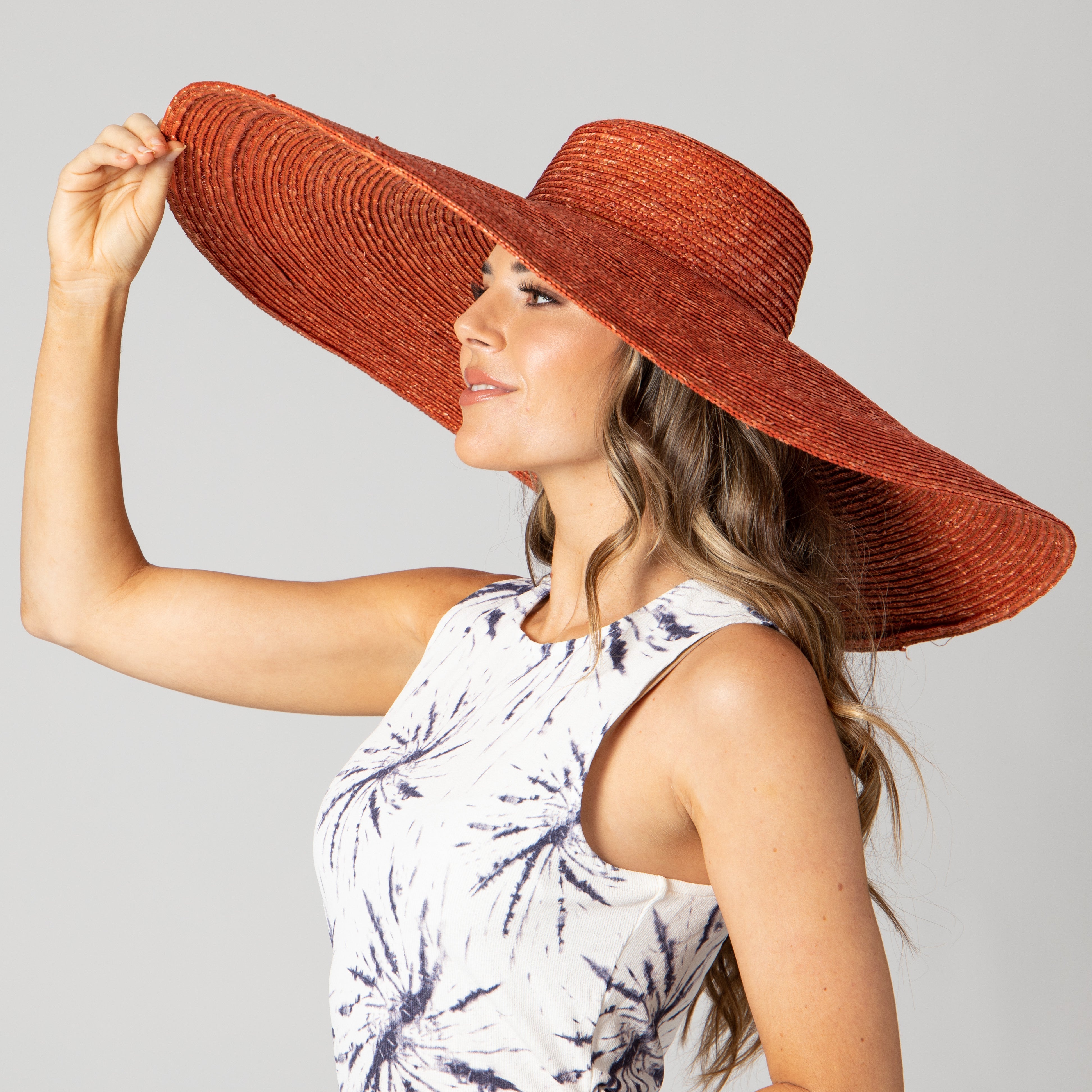 San Diego Hat Company Sun Brim Hats On Holiday - Oversized Wide Brim Sun Hat Cheeky British Style