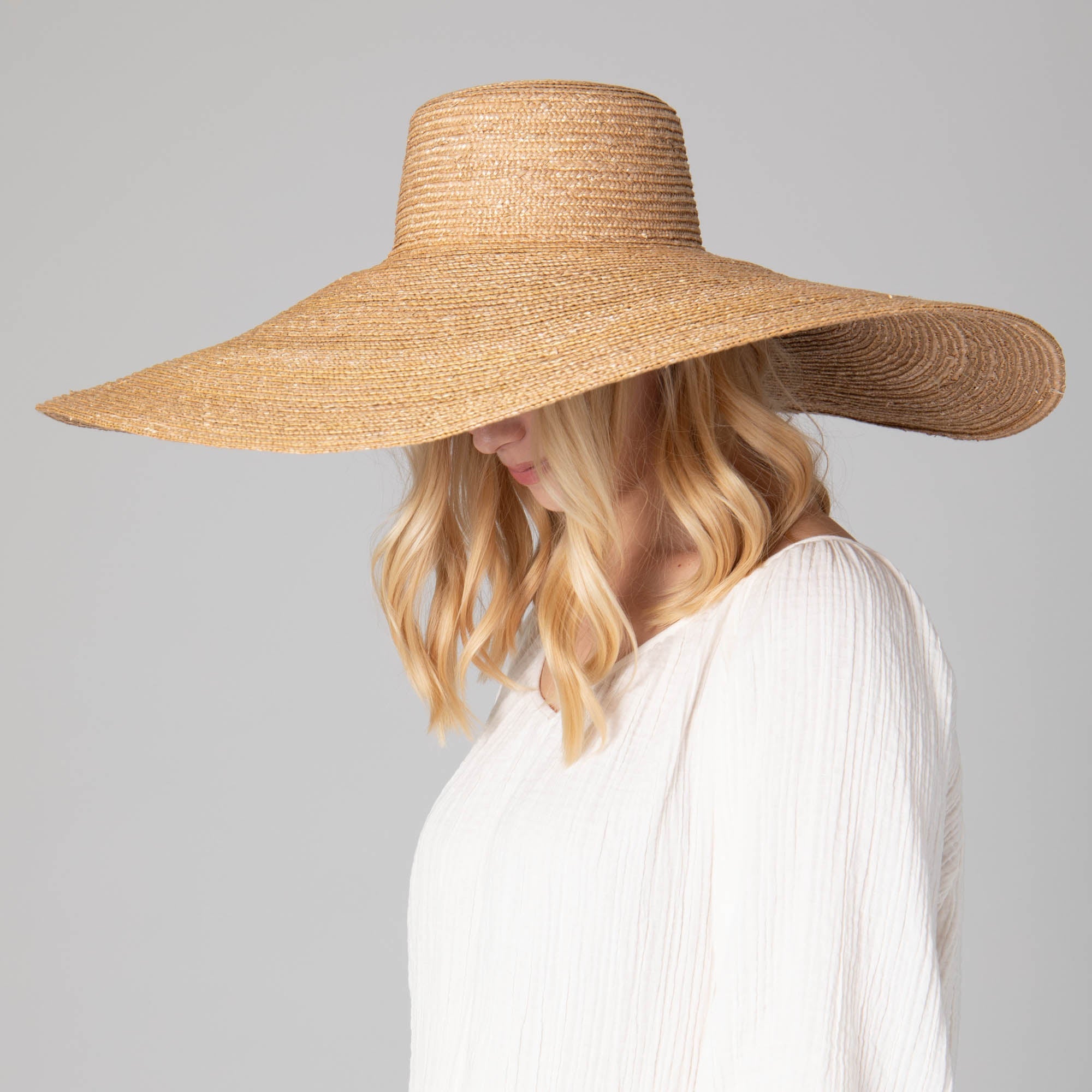 San Diego Hat Company Sun Brim Hats On Holiday - Oversized Wide Brim Sun Hat Cheeky British Style