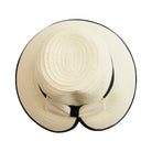 San Diego Hat Company Sun Brim Hats Women's Contrasting Edged Sun Brim Hat with Back Bow Cheeky British Style