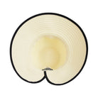San Diego Hat Company Sun Brim Hats Women's Contrasting Edged Sun Brim Hat with Back Bow Cheeky British Style