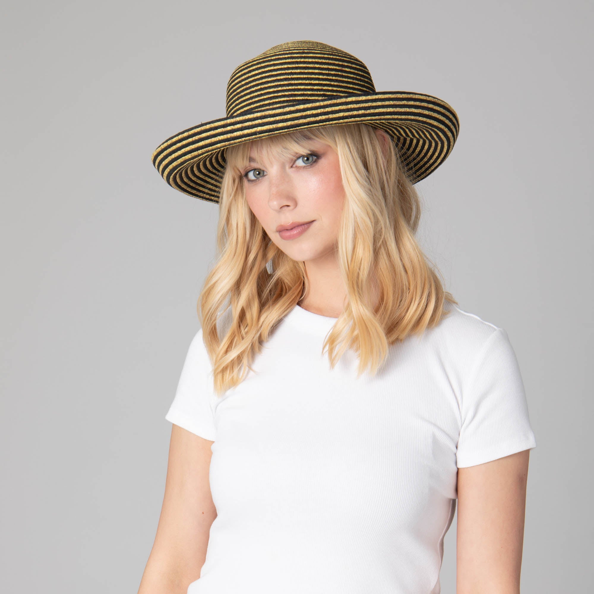 San Diego Hat Company SUN BRIM Women's Classic Paperbraided Sun Hat Cheeky British Style