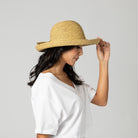 San Diego Hat Company SUN BRIM Women's Classic Paperbraided Sun Hat Cheeky British Style