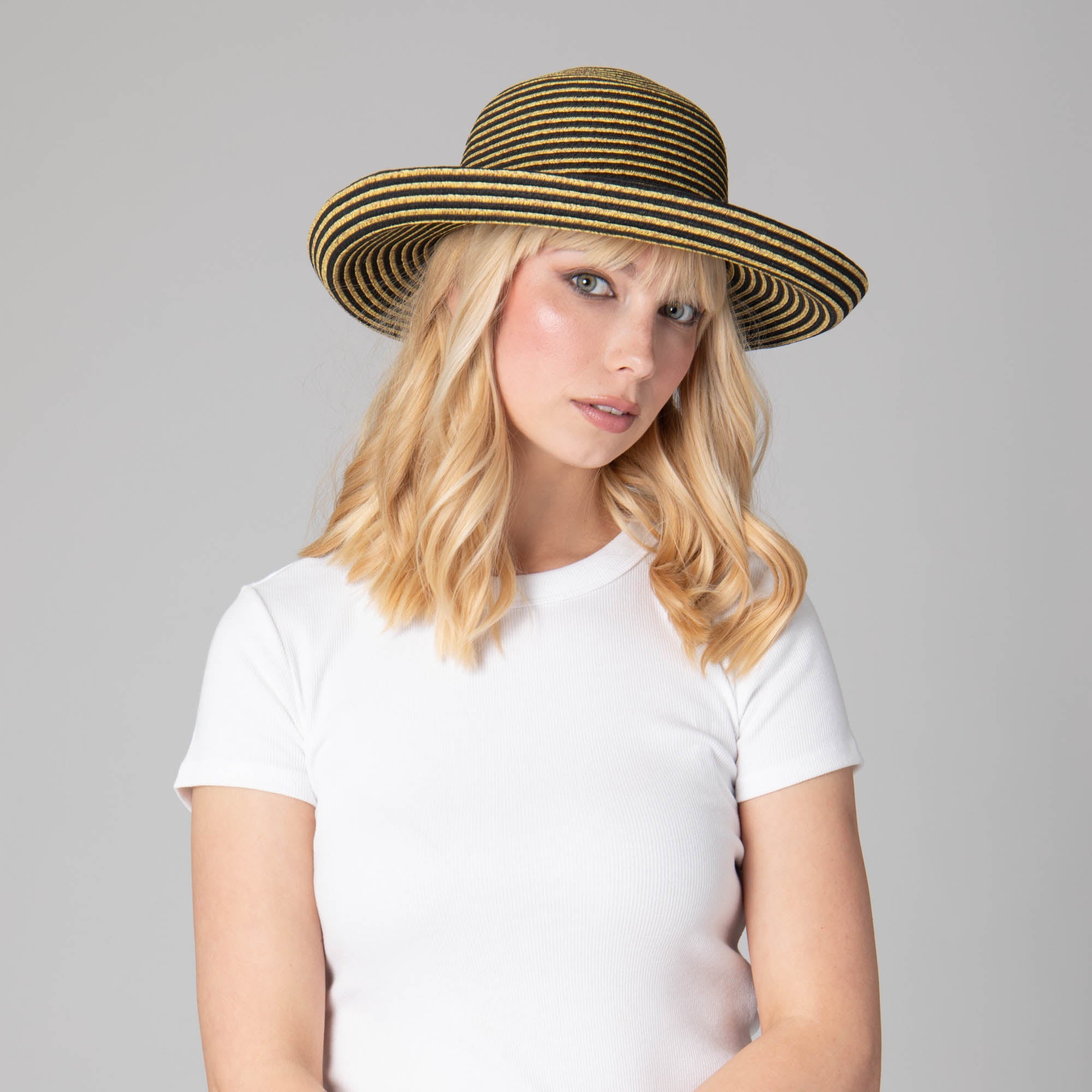 San Diego Hat Company SUN BRIM Women's Classic Paperbraided Sun Hat Cheeky British Style