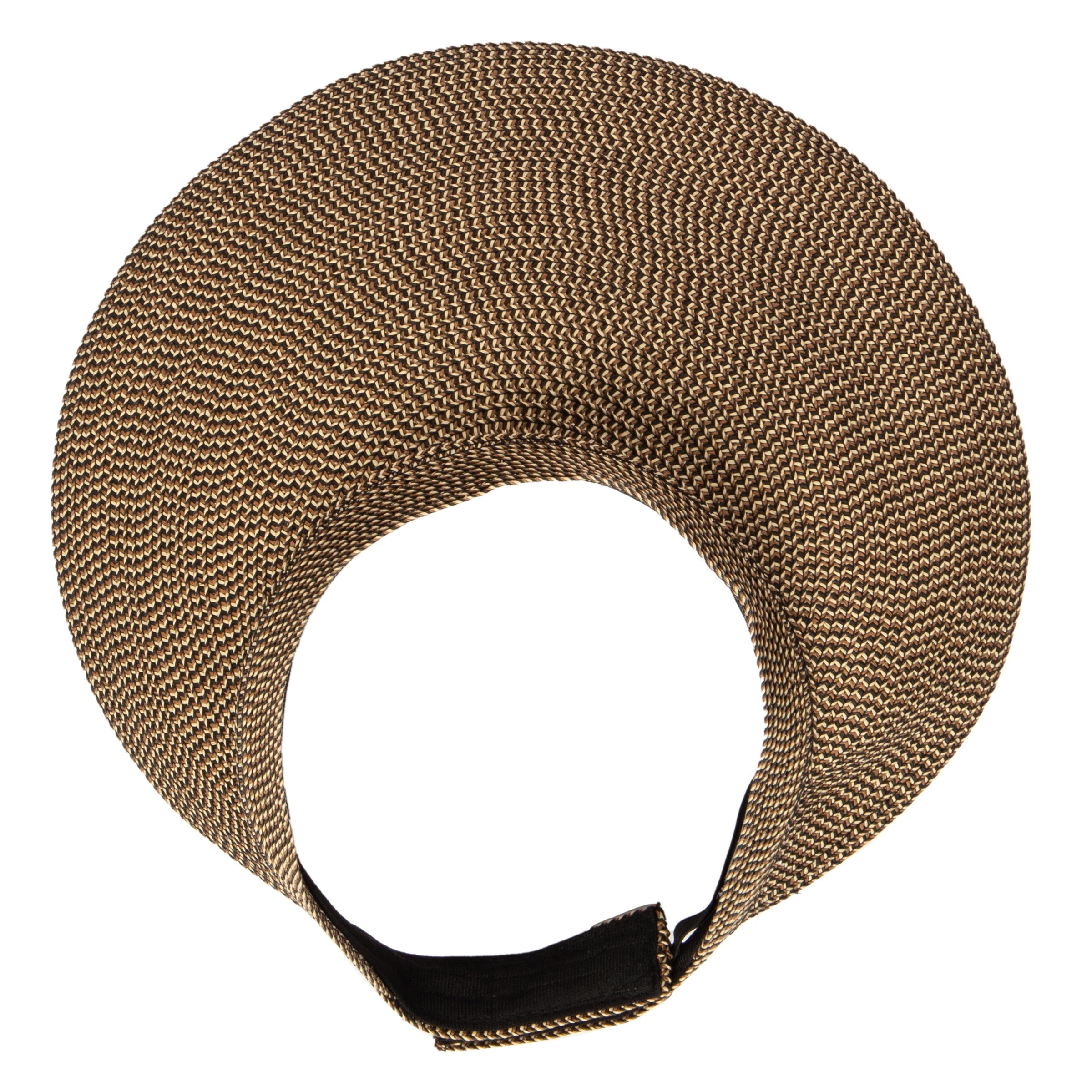 San Diego Hat Company Visor Women's Ultrabraid Large Bill Visor Cheeky British Style