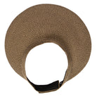 San Diego Hat Company Visor Women's Ultrabraid Large Bill Visor Cheeky British Style