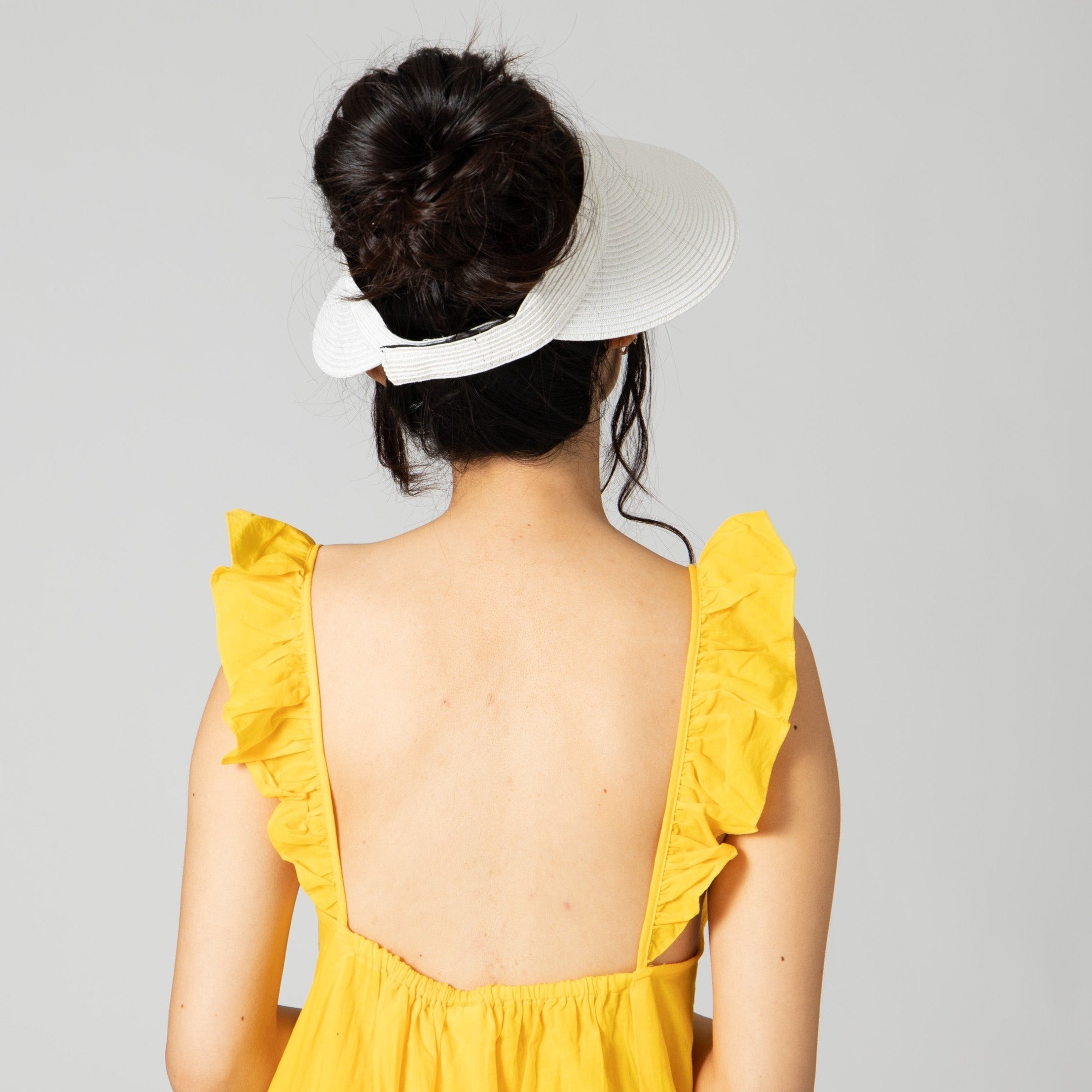 San Diego Hat Company Visor Women's Ultrabraid Large Bill Visor Cheeky British Style