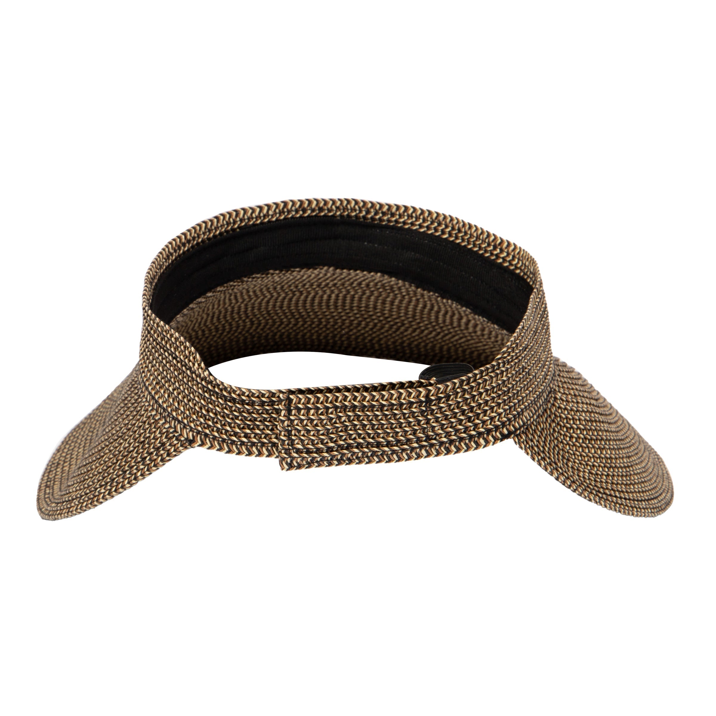 San Diego Hat Company Visor Women's Ultrabraid Large Bill Visor Cheeky British Style