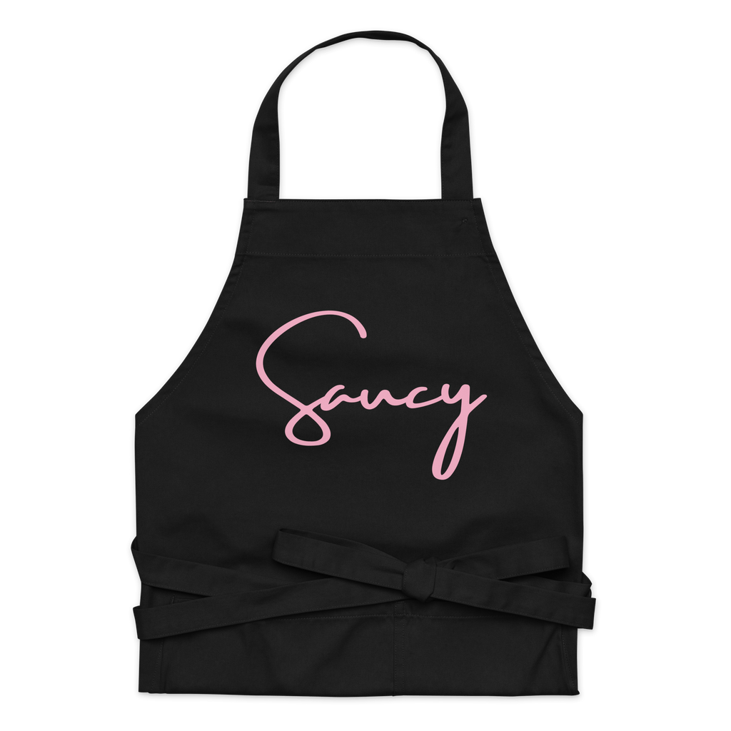 Saucy Apron | Organic Cotton Black Aprons Jolly & Goode