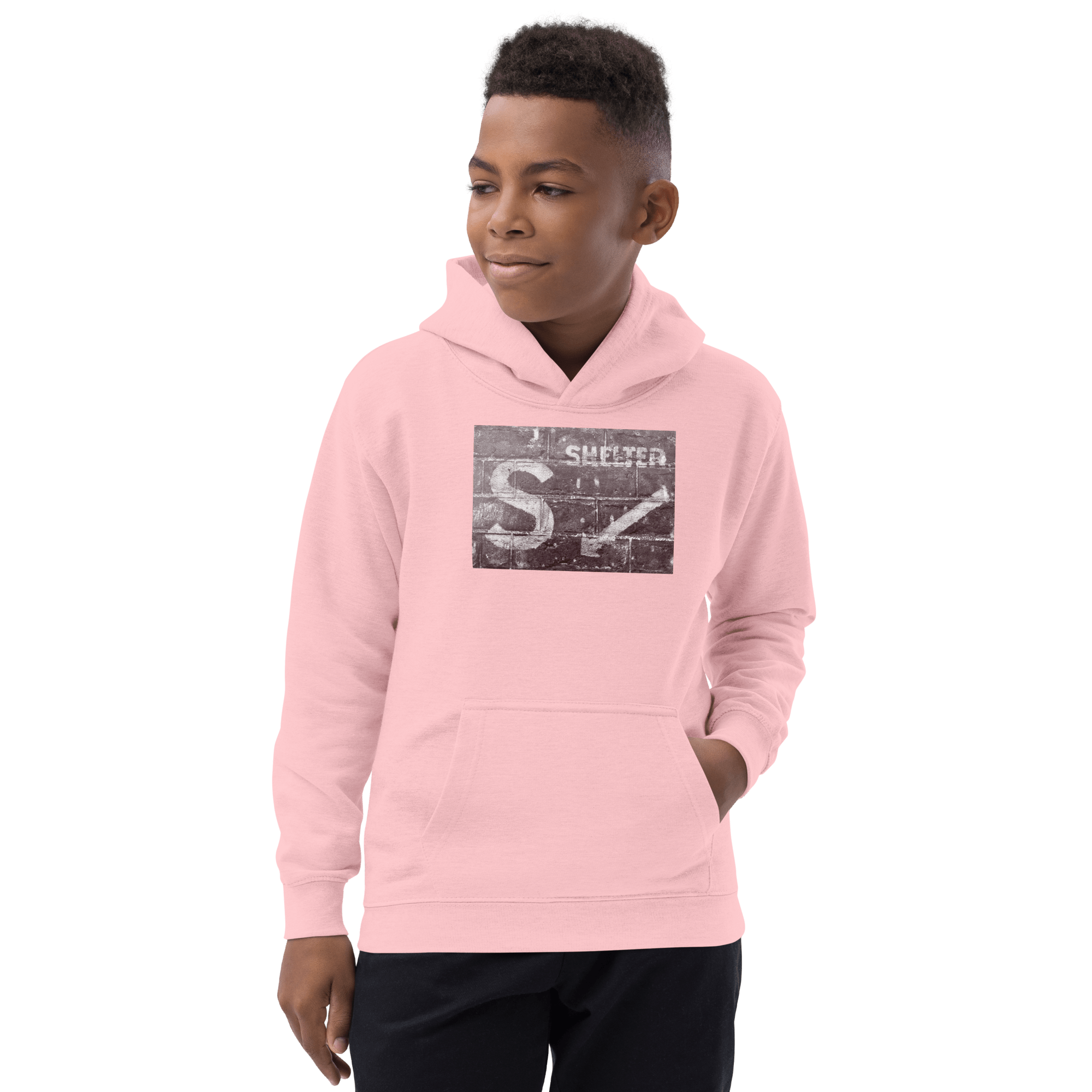 Shelter Kids Hoodie Baby Pink / XS Outerwear Jolly & Goode