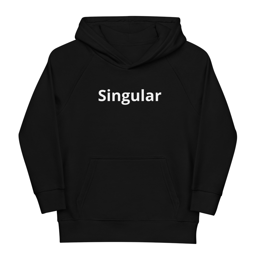 Singular | Kids Hoodie Black / 4Y Shirts & Tops Jolly & Goode