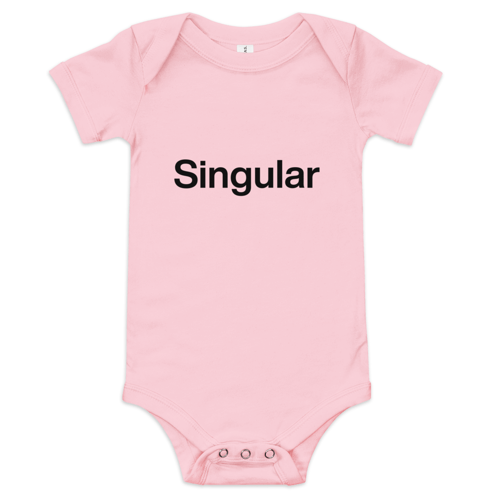 Singular Onesie Pink / 3-6m Baby One-Pieces Jolly & Goode