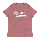Snuggy Muffin Women's Relaxed T-Shirt Heather Mauve / S Shirts & Tops Jolly & Goode