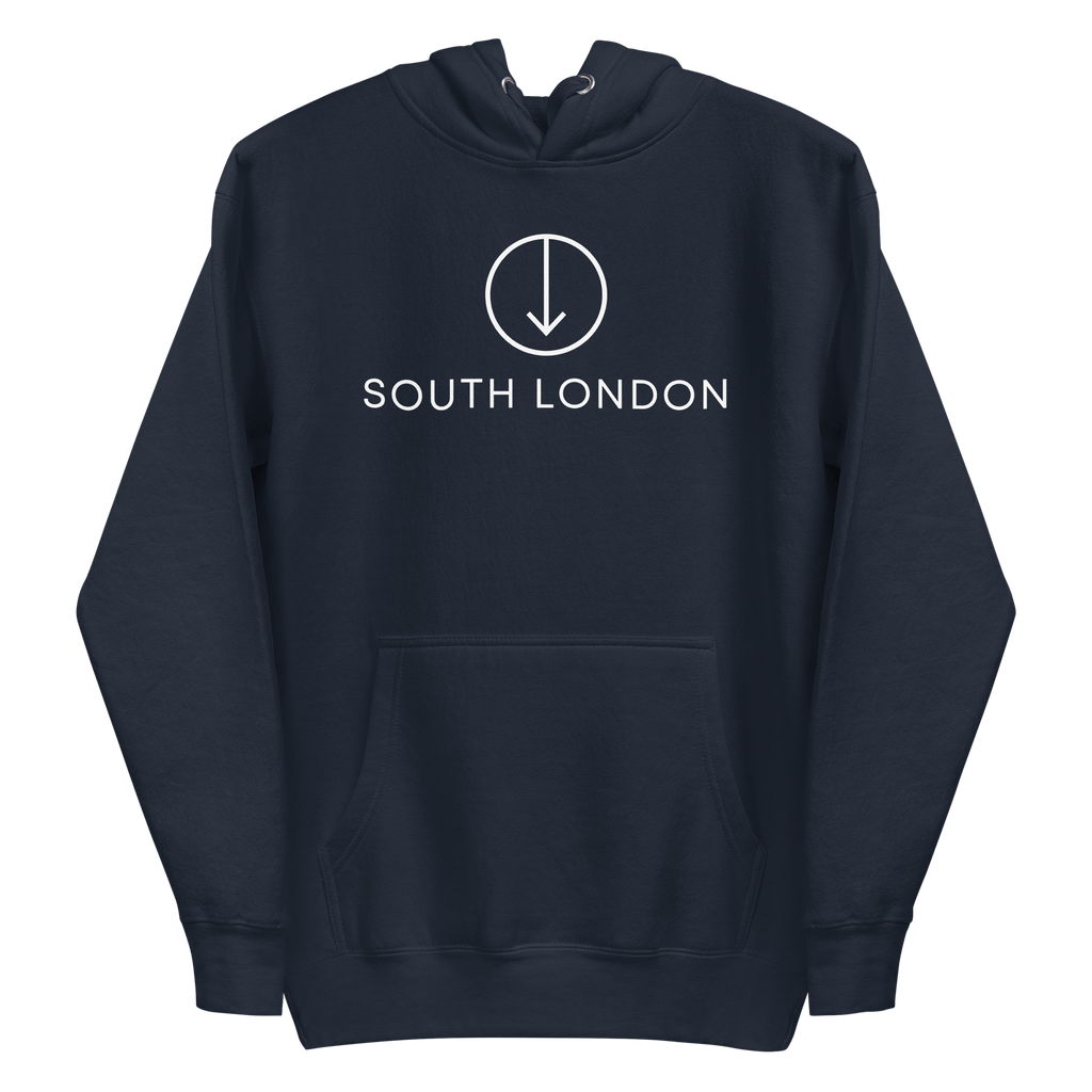 South London Unisex Hoodie Navy Blazer / S Jolly & Goode
