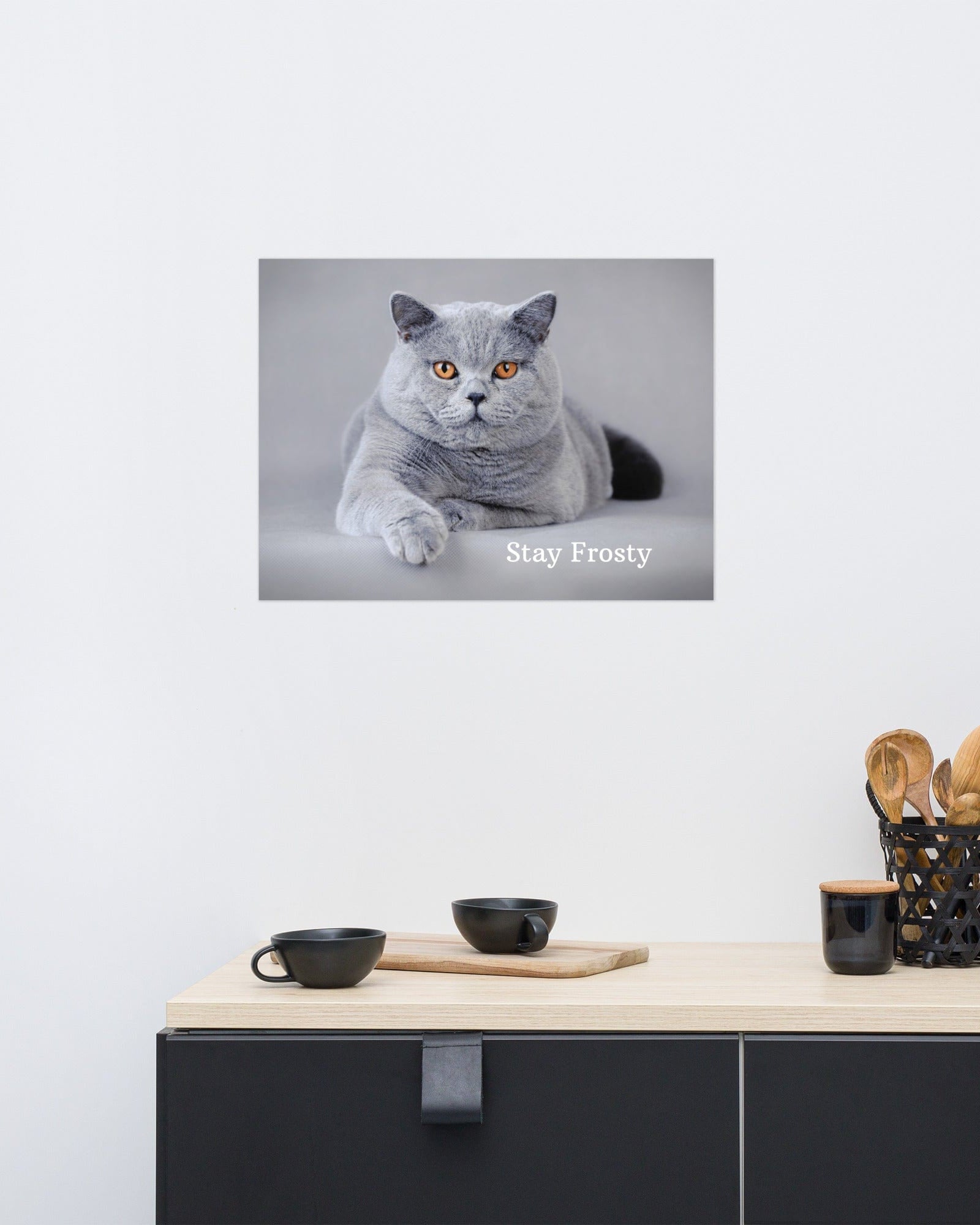 Stay Frosty Photo Paper Poster 18″×24″ Jolly & Goode