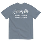 Steady On Surf Club Great Britain | Garment-dyed Heavyweight T-shirt | Relaxed Unisex Fit Shirts & Tops Jolly & Goode