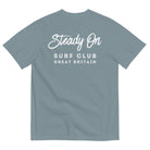 Steady On Surf Club Great Britain | Garment-dyed Heavyweight T-shirt | Relaxed Unisex Fit Shirts & Tops Jolly & Goode