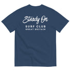 Steady On Surf Club Great Britain | Garment-dyed Heavyweight T-shirt | Relaxed Unisex Fit Shirts & Tops Jolly & Goode